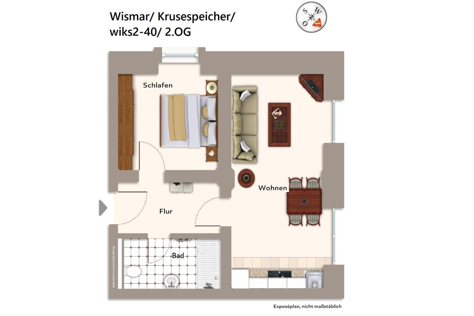 Krusespeicher Krusespeicher 2-40 Wismar Exterior photo
